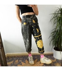 Casual Joker Pants Letter Printed Loose Feet Shorts HF2312-03-03