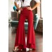 Women's High Waist Fashion Flare Pants  HE1603-02-02