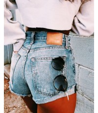 Fashionable short women's jeans  HE1611-04-02