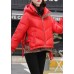 Club Red hooded Patchwork Thick Winter Duck Down Jackets